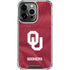 University of Oklahoma Red Jersey iPhone 14 Pro Clear Case